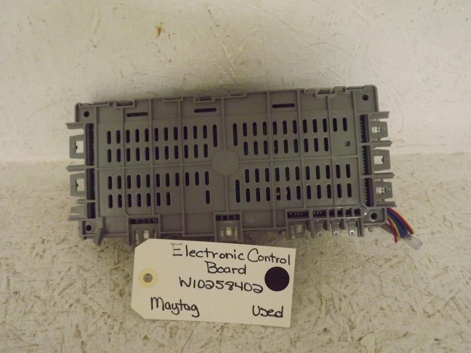 Maytag Washer W10258402 Electronic Control Board Used Maytag Washer W10258402 Electronic Control Board Used